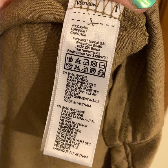 FOREVER 21 Strapless / Halter dress MED hi low hem - Picture 7 of 7